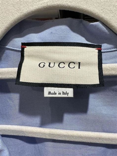 Gucci Script Bowling Shirt Oversized 50 m3